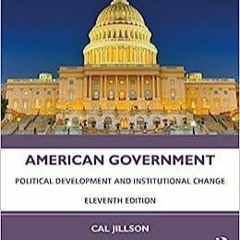 PDF book American Government: Political Development and Institutional Change