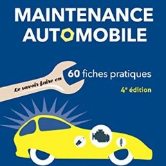 [Télécharger le livre] Maintenance automobile: Le savoir-faire en 60 fiches pratiques sur VK Vcifd