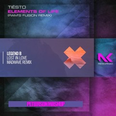 Tiësto Vs. Legend B - Lost In Elements Of Life (Peteerson Mashup)
