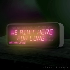 NATHAN DAWE - We Ain't Here For Long (Stevey D Remix)