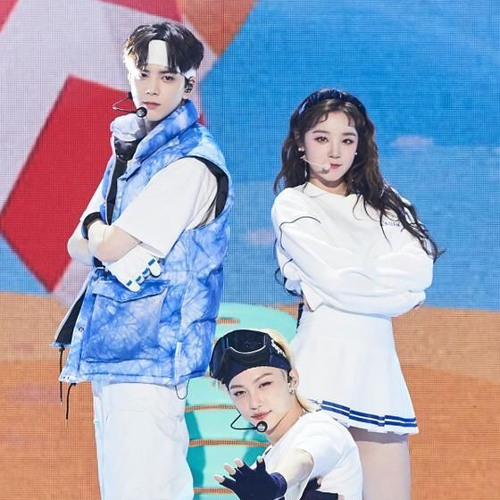 Felix skz, Younghoon, YUQI- In Summer by ssak3 cover  [2020 MBC]