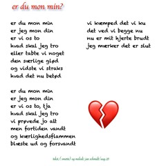 ER DU MON MIN?