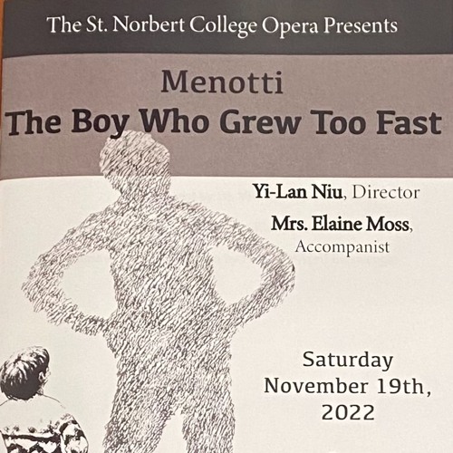 Stream Opera The Boy Who Grew Too Fast (2022) by St. Norbert