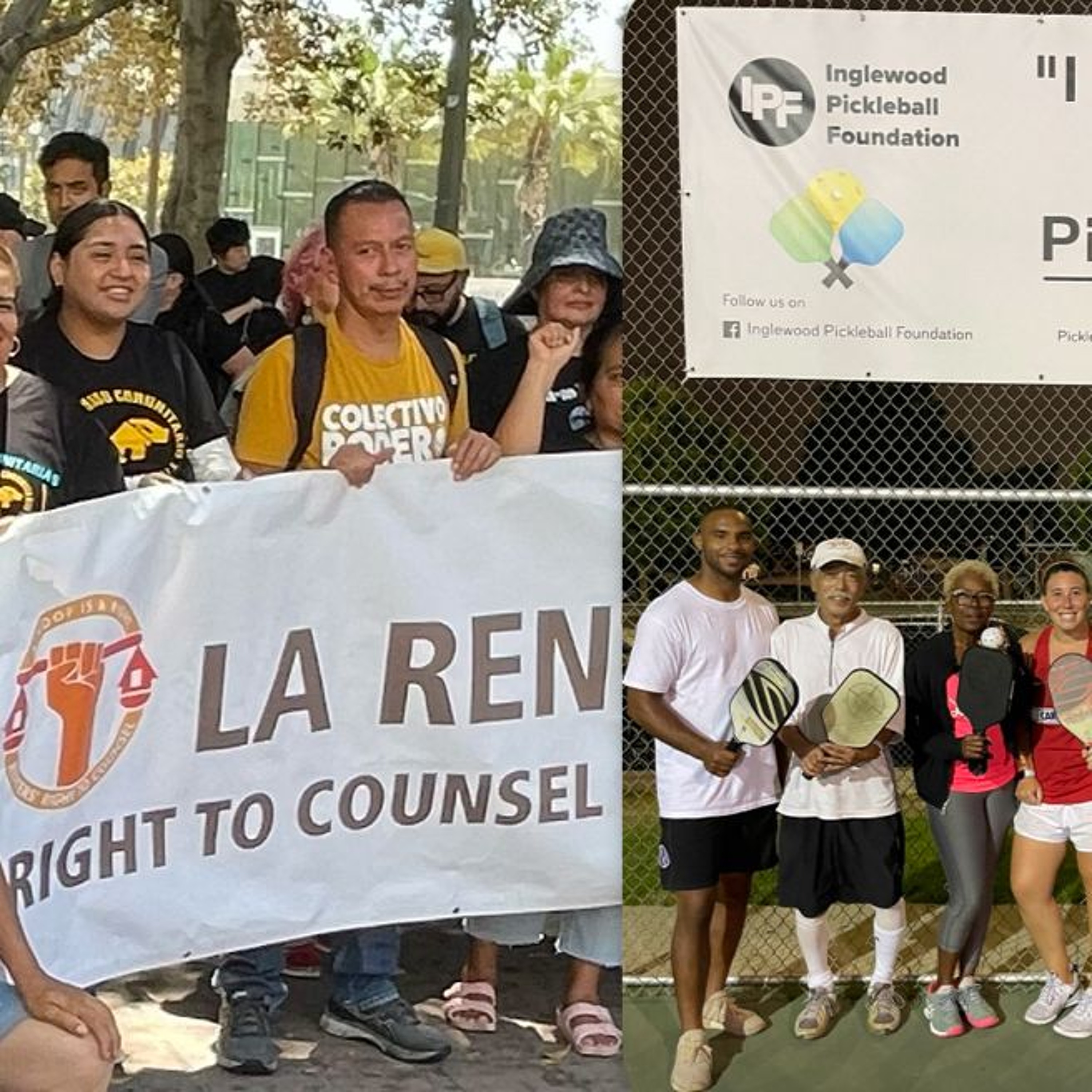 KPFK Conversation Piece...Housing Rights Rally and Inglewood Pickle Ball episode artwork