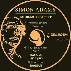 Premiere : Simon Adams - Delirium (Boggan Remix) (OBL024DIG)