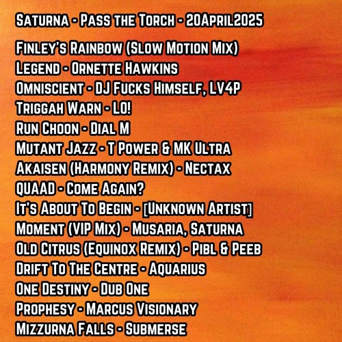 Pass The Torch - 20April2025