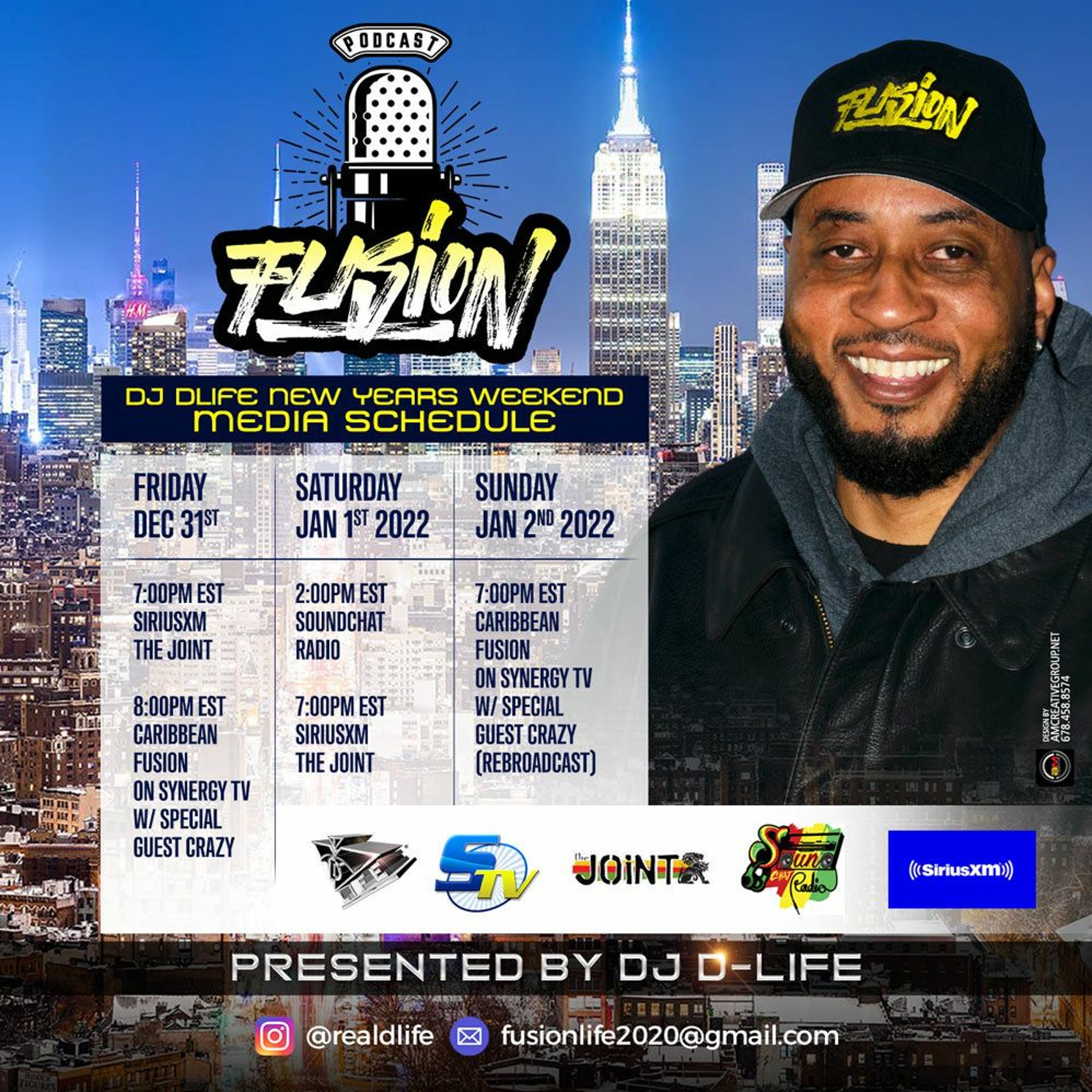 DJ DLIFE SIRIUS XM THE JOINT 01-01-22 MIX episode artwork