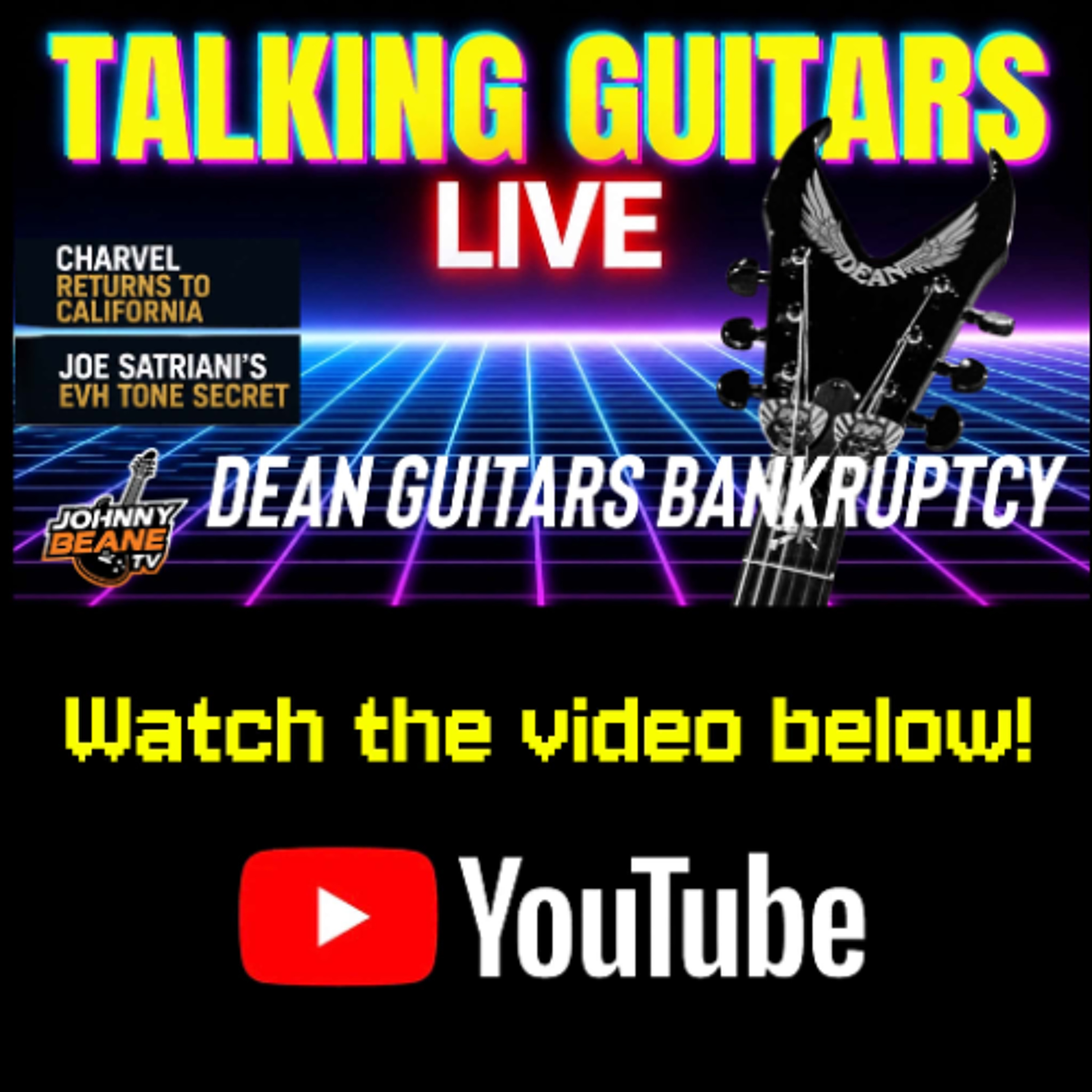🎸 Charvel Returns to California! Joe Satriani's EVH Tone Secret + Dean Guitars Bankruptcy episode artwork
