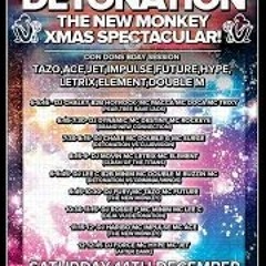 Dj Lee C Buzzin Mc B2B Double M DNB Connection @ Detonation 14.12.2014