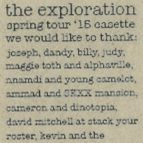The Exploration - Thin Space