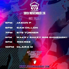 Ste Turner Trance Fusion Monthly 1st Dec 24