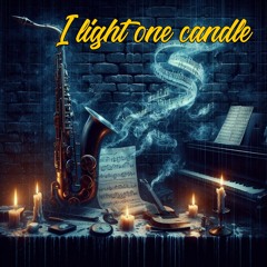 I light one candle