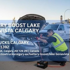 Battery Boost Lake Bonavista Calgary | 587-800-1392 | Tow Trucks Calgary