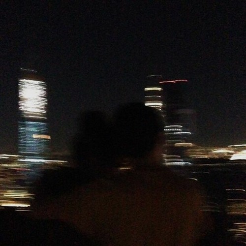 watching the stars with u. (its my bday!)