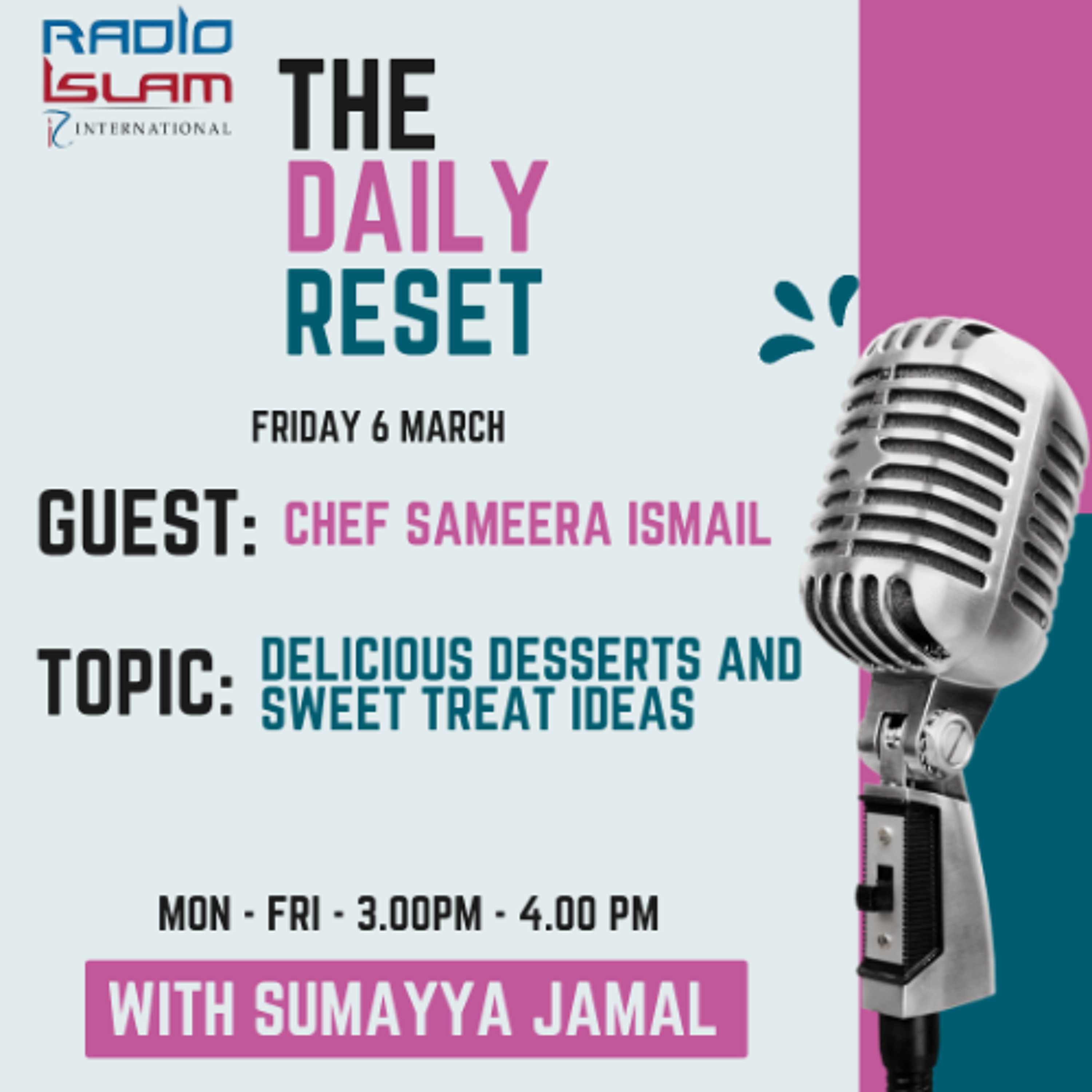Desserts & sweet treats ideas in Ramadan    Guest: Chef Sameera Ismail
