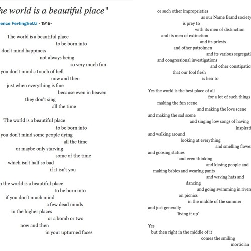 Pictures of the Gone World by Lawrence Ferlinghetti Pictures of the Gone World by Lawrence Ferlinghetti