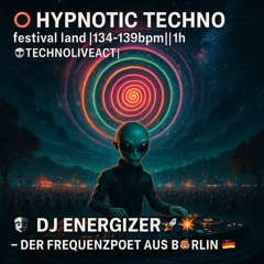 Hypnotic Techno festival land |134-139bpm||1h👽TechnoLiveAct|