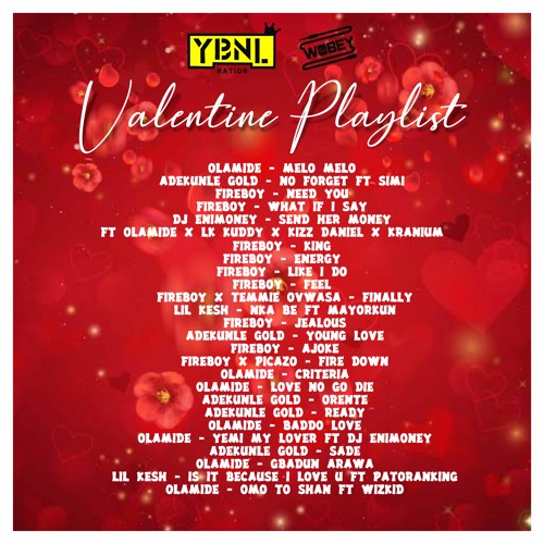 VALENTINE'S PLAYLIST