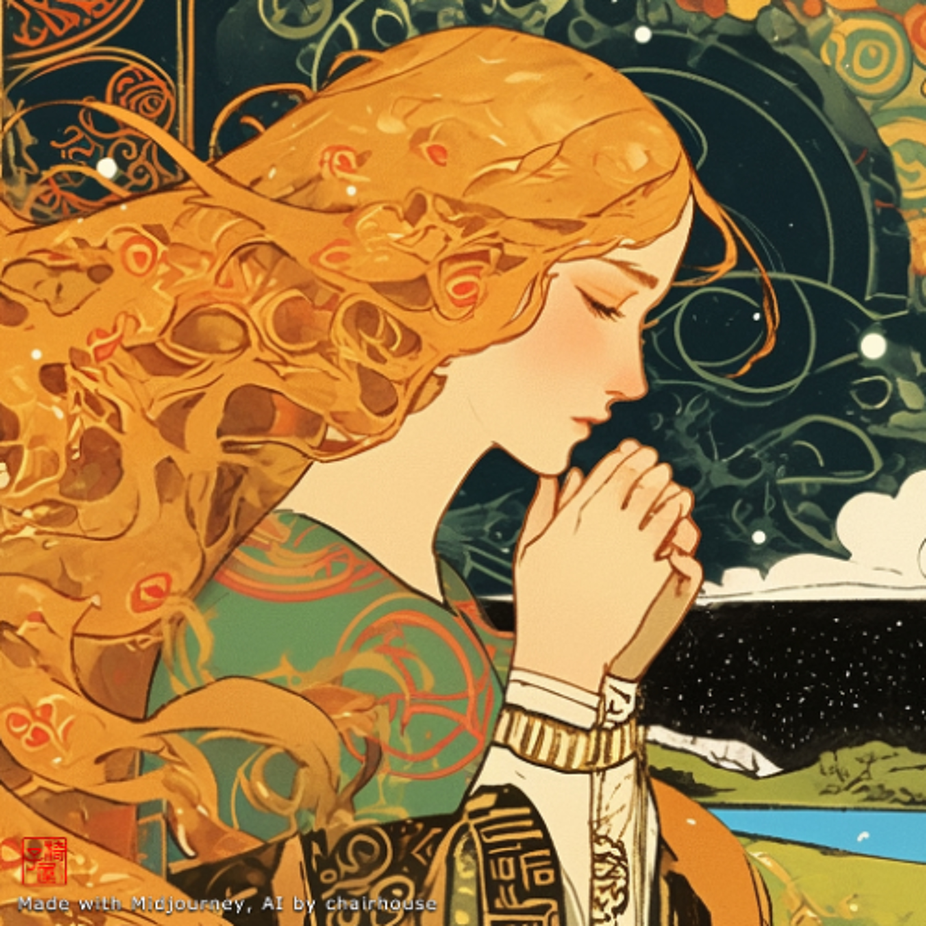 and made all gentle sounds tell back the tale - #4027 (86R78 pc 509 left) by chair house 241223