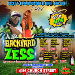 BACKYARD ZESS 5TH JULY PROMO CD BY BOBBY KUSH & JEROME Mixdown 1