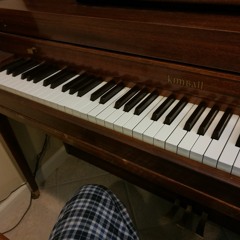 sleeping on my piano again