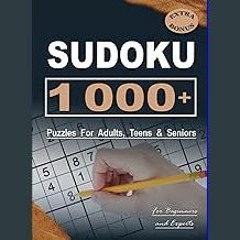 {READ} 💖 1020 Sudoku Puzzles for Adults: Sudoku Puzzle Book for Adults. Easy to Hard with full Sol