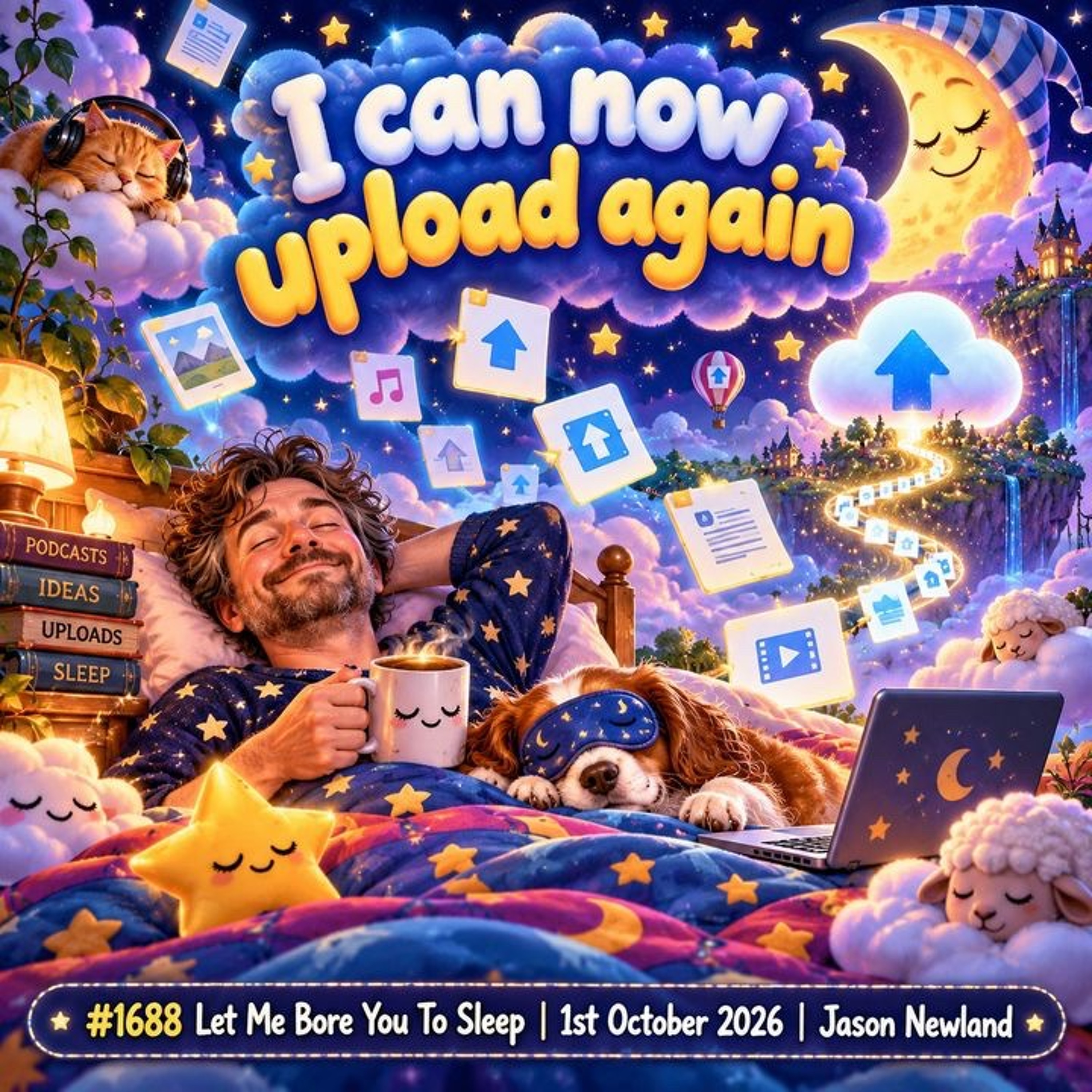 (Overnight Voice) I can now upload again | #1688 Let Me Bore You To Sleep | 1st October 2026 | Jason Newland