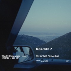 MUSIC FOR CAR AUDIO 007 w/ SUZUKI