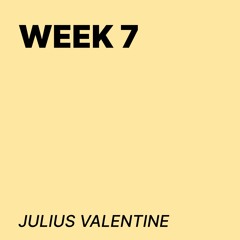 Week 7 / Julius Valentine
