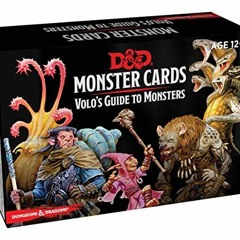 GET EPUB KINDLE PDF EBOOK Dungeons & Dragons Spellbook Cards: Volo's Guide to Monsters (Monster Card