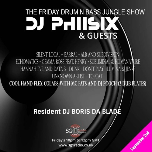SG1 Radio Drum & Bass / Jungle Show - September 2nd - Please Reshare & Help Spread the Word