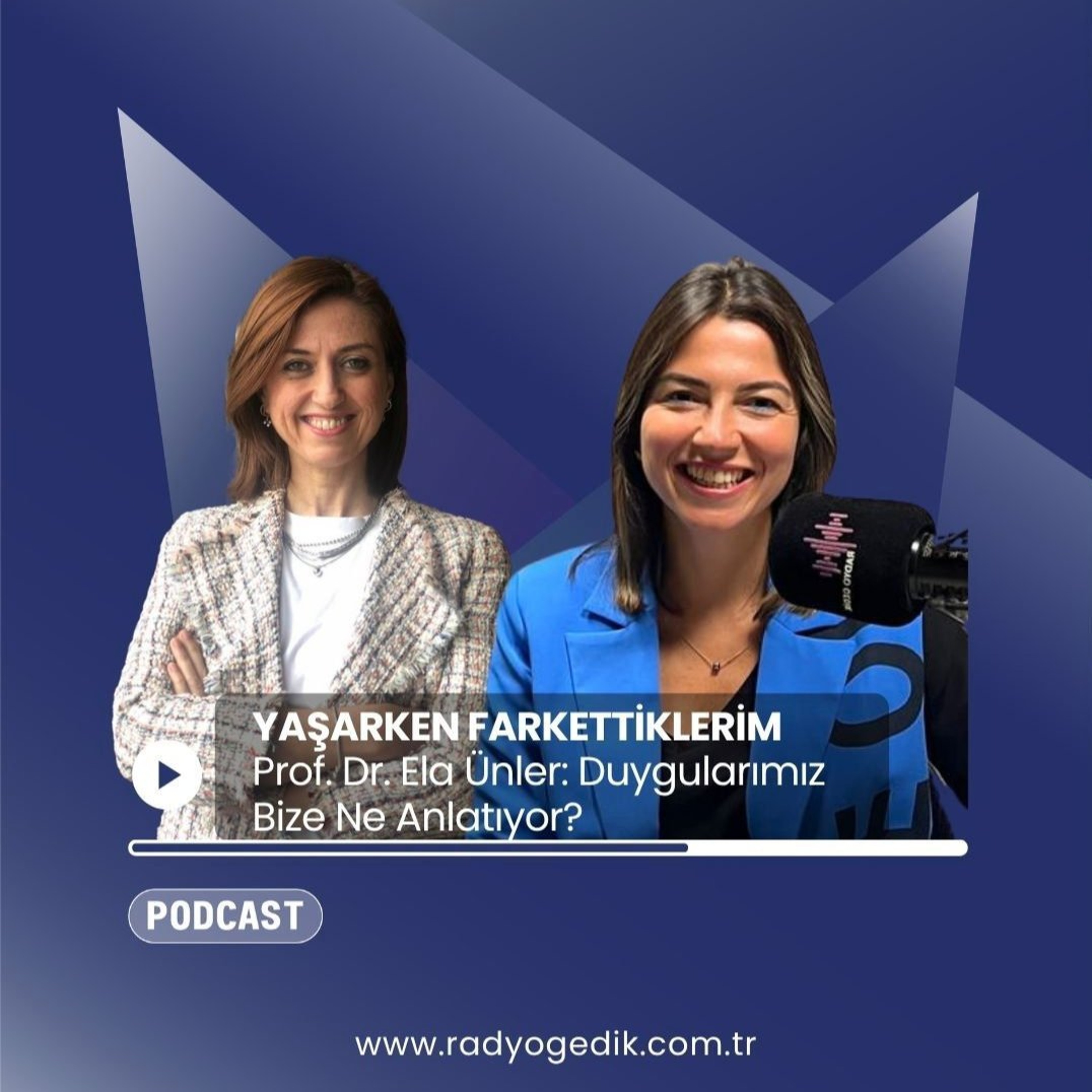 YAŞARKEN FARKETTİKLERİM - Prof. Dr. Ela Ünler: Duygularımız Bize Ne Anlatıyor? episode artwork