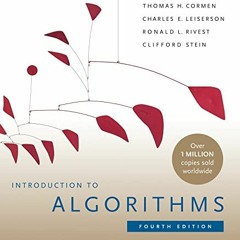 [DOWNLOAD] PDF 💙 Introduction to Algorithms, fourth edition by  Thomas H. Cormen,Cha