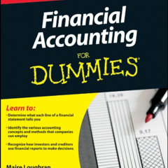 [Read] EPUB 💚 Financial Accounting For Dummies by  Maire Loughran PDF EBOOK EPUB KIN
