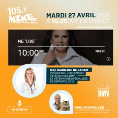 2021 - 04 - 27 105.1 MikeFm Dre Caroline De Jaham Et Noel Grospeiller Centre DMV