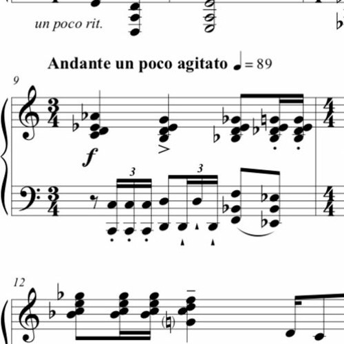 Piano Sonata - I Movement (Excerpt)