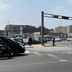 Traffic At Plaza Miguel Grau (August 20th 2023, Lima, Perú)