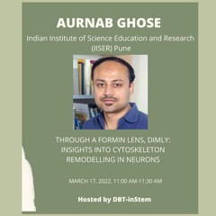 Cytoskeleton Remodelling in Neurons by Dr. Aurnab Ghose, IISER-Pune