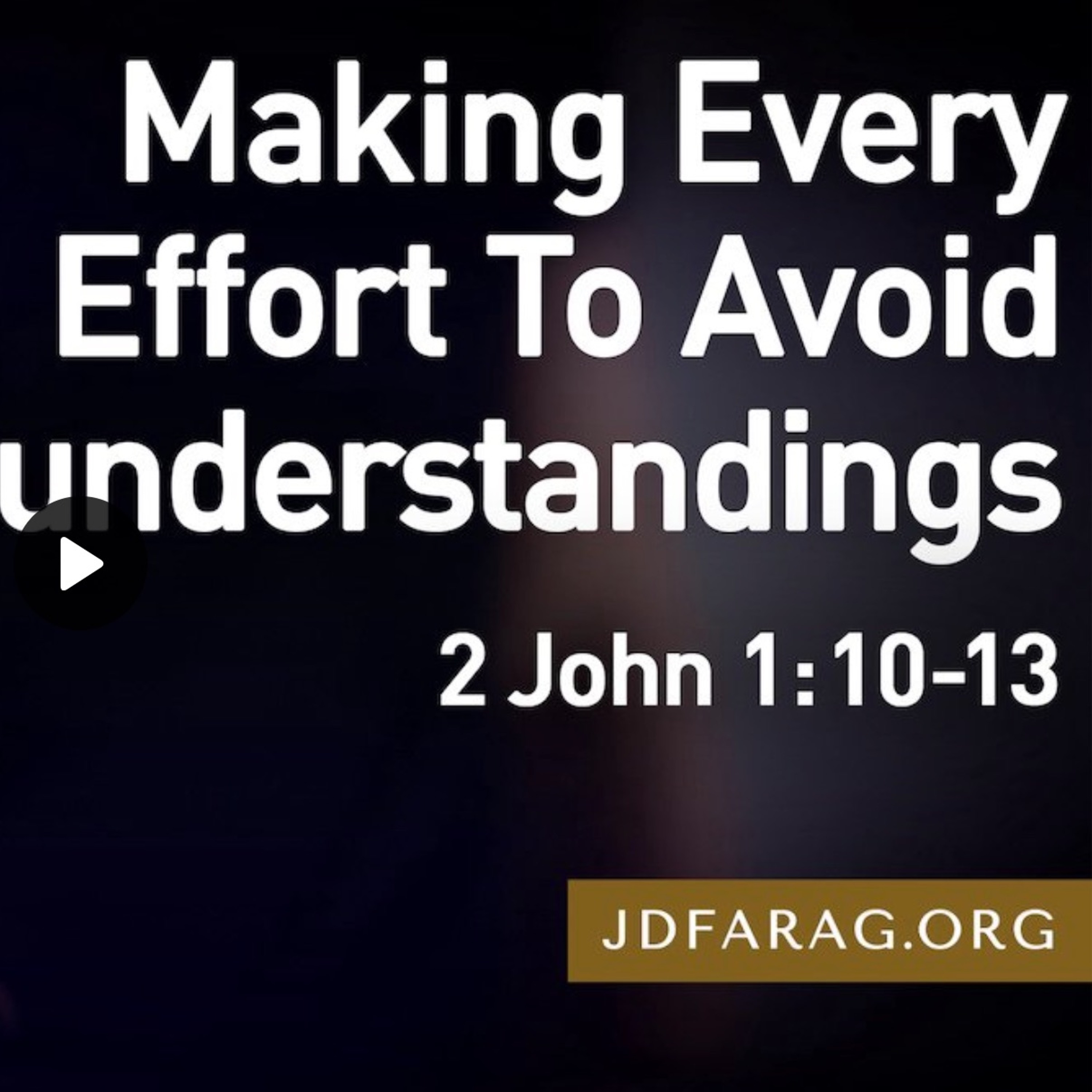 Making Every Effort to Avoid Misunderstandings - JD Farag episode artwork
