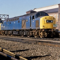 Class 40 pair 40181+D200 on the Tees Tyne Boggard railtour 27th Oct 1984