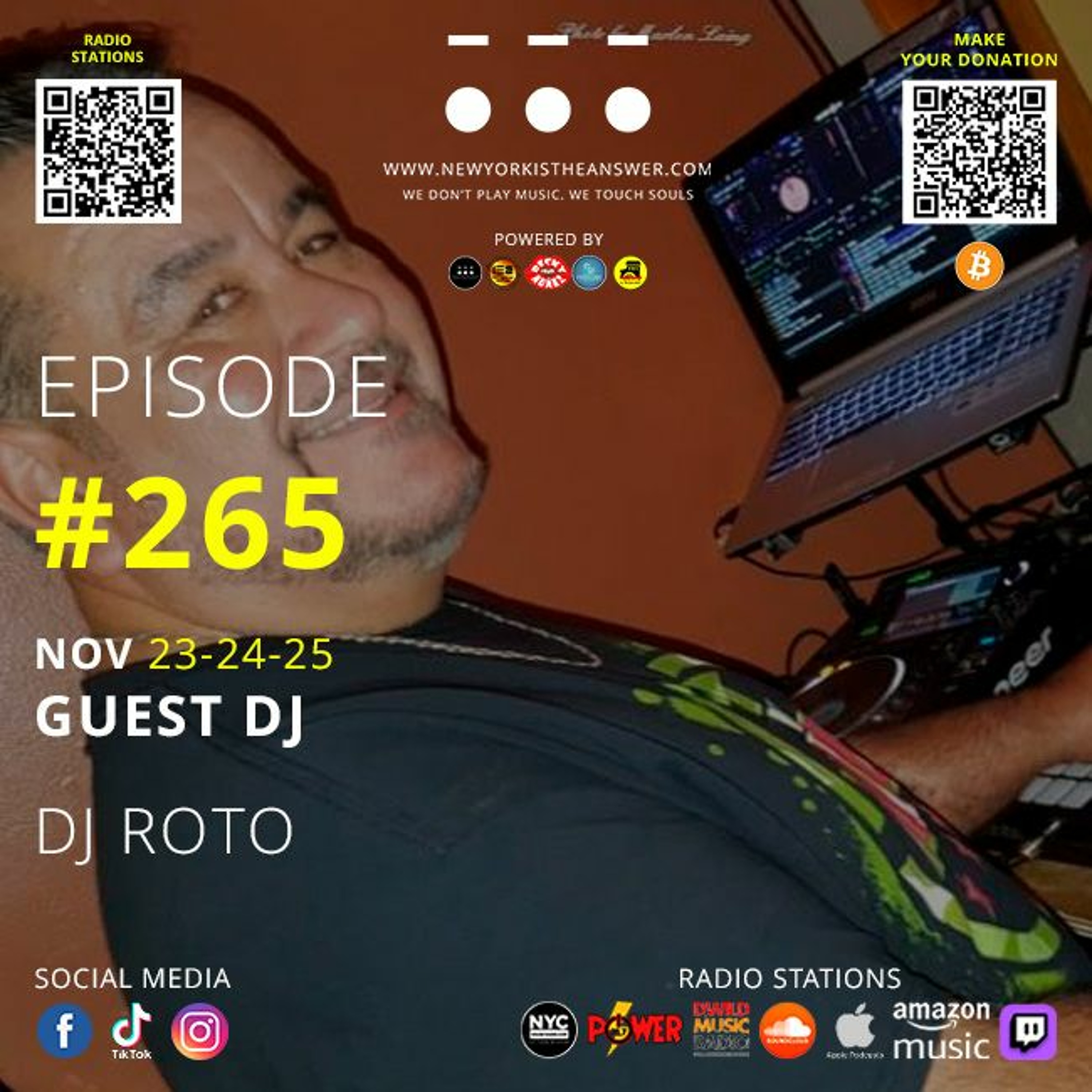 NYITA - S6 - E265 - DJ ROTO - NOV 23-24-25 episode artwork