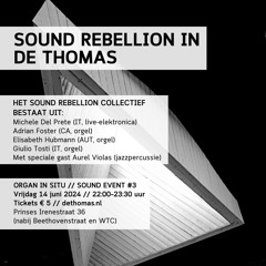 Sound Rebellion live @ Thomaskerk Amsterdam