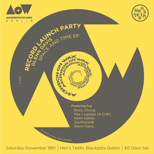 Space & Time Launch Party PART 1 @ Hens Teeth Dublin(18:11:2023)