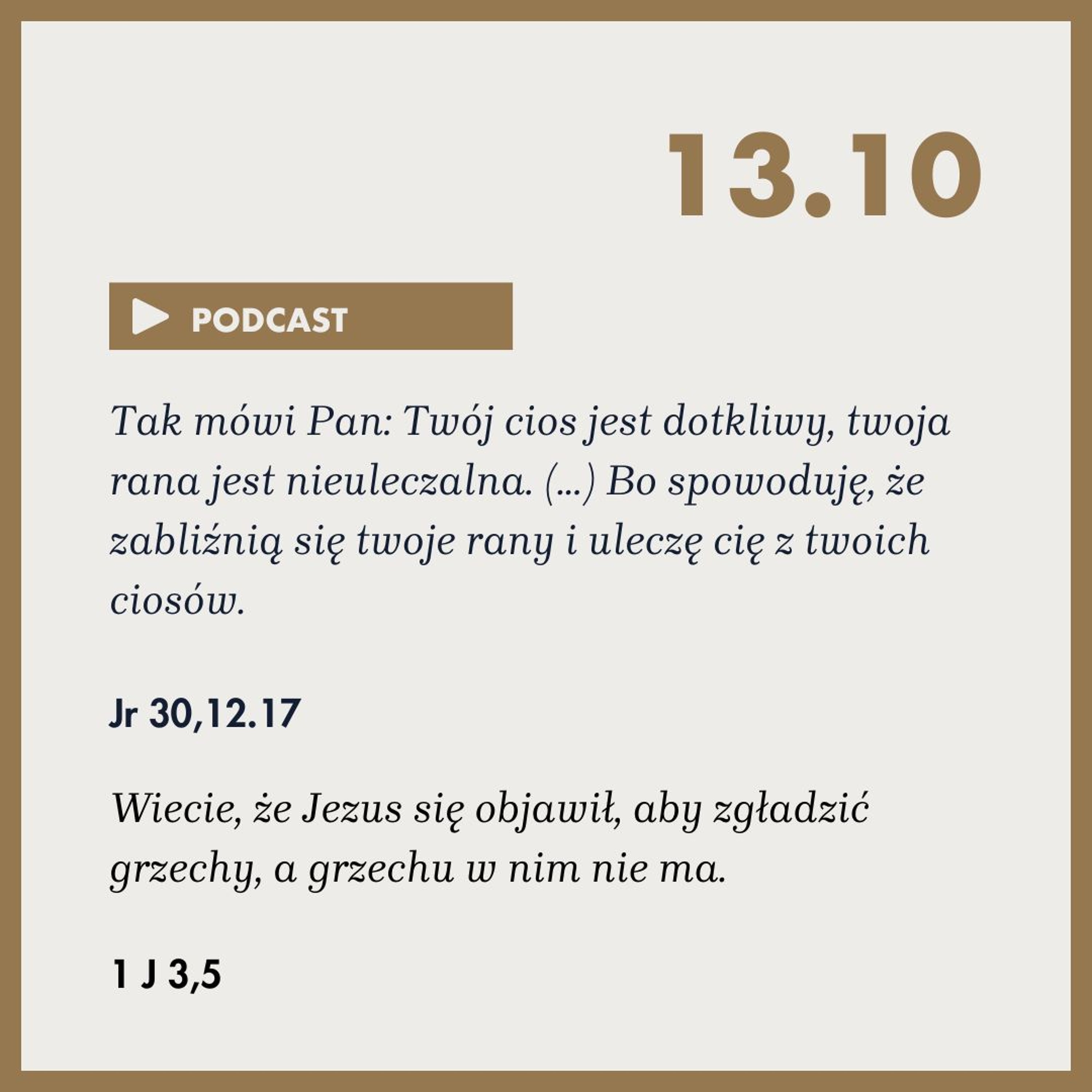 Poranek ze Słowem na 13 października 2025 episode artwork