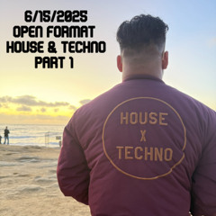 Open Format House and Techno Set 06/15/2025 live on twitch
