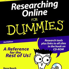 GET EBOOK 💏 Researching Online For Dummies by  Reva Basch &  Mary Ellen Bates [KINDL