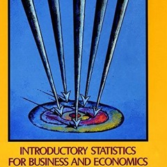 [PDF]^ Introductory Statistics for Business and Economics, 4th Edition by Wonnacott, Ronald