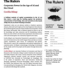 Economic Impact | Episode 58 | Dr. Cecilia Rikap on Big Tech and AI