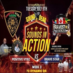 Brave Star Vs Positive Vybz 7/23 (Sounds In Action)