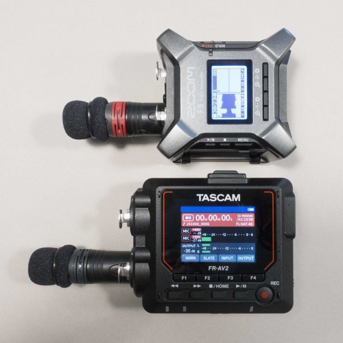 TASCAM FR-AV2 Vs. ZOOM F3 - NORMALIZED On -3dB